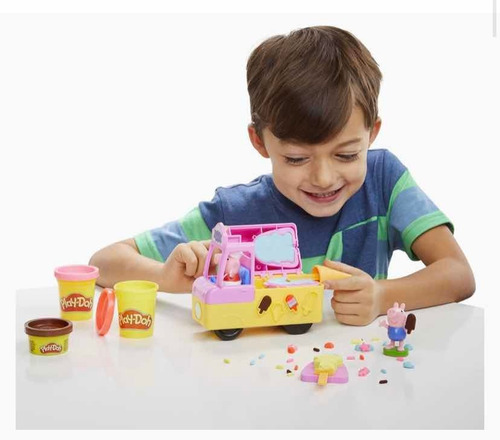 Imagen 3 de 3 de Play Doh Peppa Camión De Helados Tienda Física