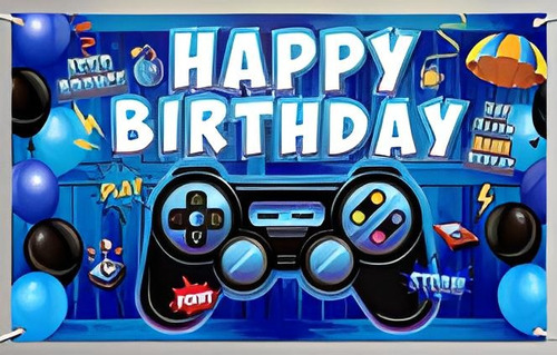 Playstation, Control, Fondo Fotográfico, Cumpleaños 