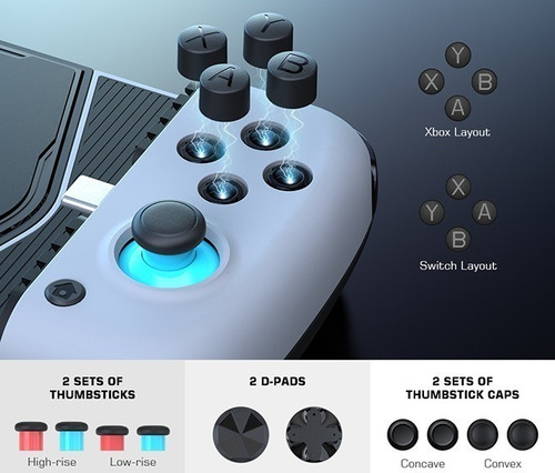 Imagen 3 de 10 de Control Gamesir X3 Tipo C Con Cooler Rgb Para Celulares
