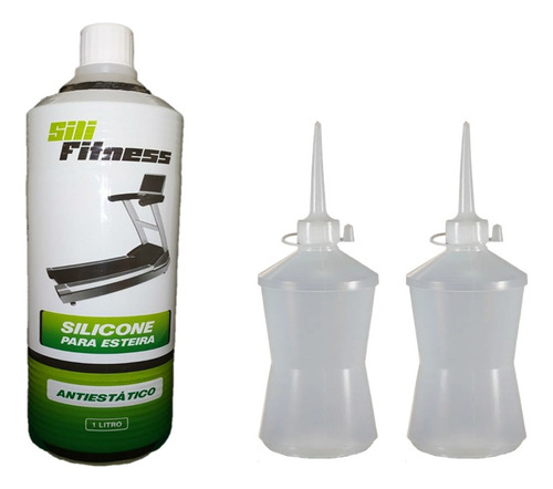 Silicone Lubrificante Esteiras Sili Fitness 1l + 2 Aplicares