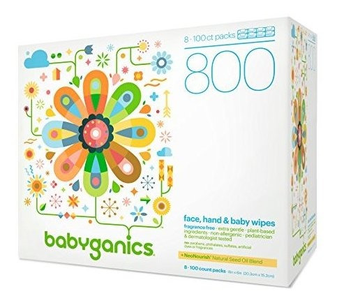 Babyganics Fragrancefree Hand Hand And Baby Wipes 100 Ct Paq