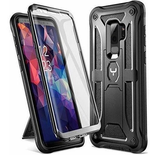 Funda Samsung Galaxy S9 Plus Con Protector De Pantalla Negro