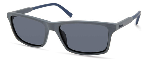 Timberland Hombres Tba9268 Gafas De Sol Rectangulares Gris