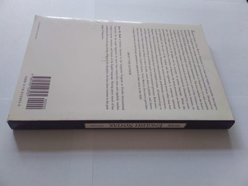 Livro Lynn M. Berk English Syntax: From Word To Discourse (Usado)
