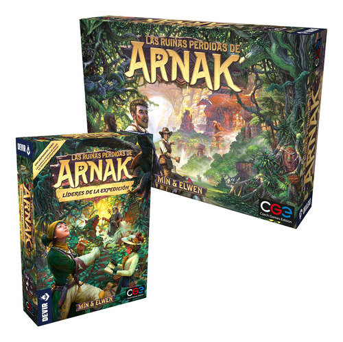 Las Ruinas Perdidas De Arnak + Expansion Juego De Mesa 