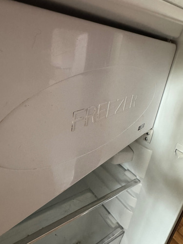 Heladera C Freezer Bajo Mesada Vintage Retro Peabody Plateado (Usado)
