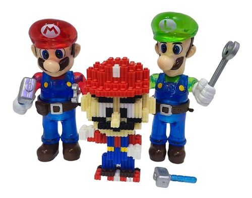  Set Super Mario Bros The Brothers Con Luz Mod 2 Epi