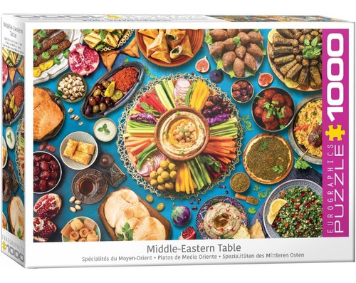 Puzzle 1000 Piezas Middle Eastern Table - Eurographics  