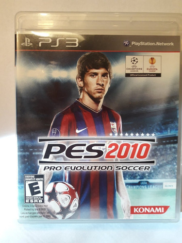 Pes 2010 Juego Play Station - Usado Y Buen Estado!!