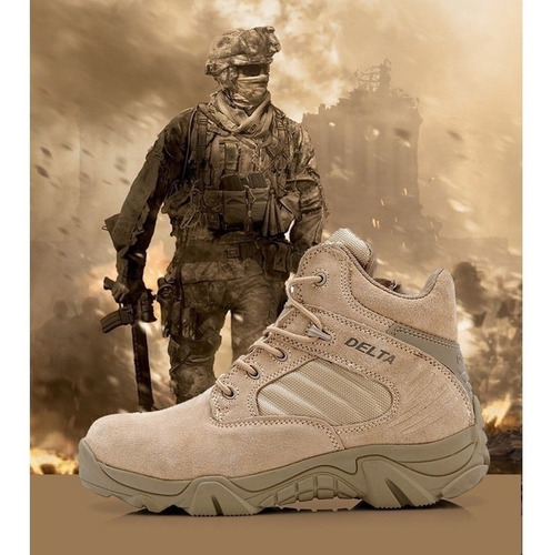 Imagen 7 de 8 de Botas Tácticas Militares Del Desierto Zapatos De Combate