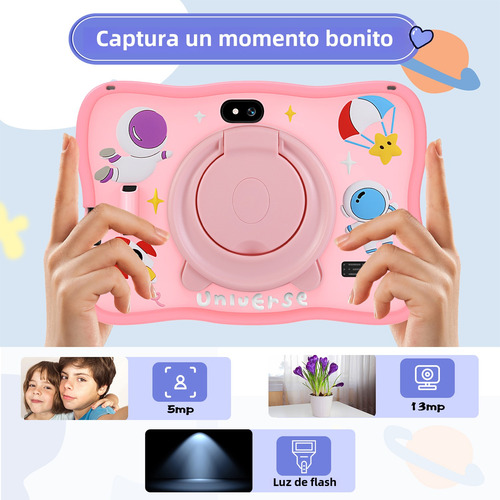 Tablet 7'' 6gb+128gb Android 12 Para Niños Con Funda Wifi