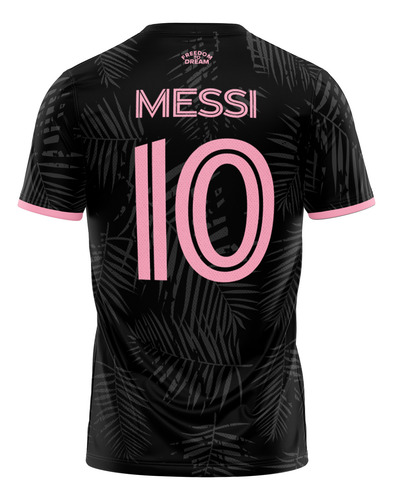 Camisa Messi Rosa E Preta Inter