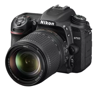 Nikon Kit D7500 + lente 18-140mm ED VR DSLR color negro