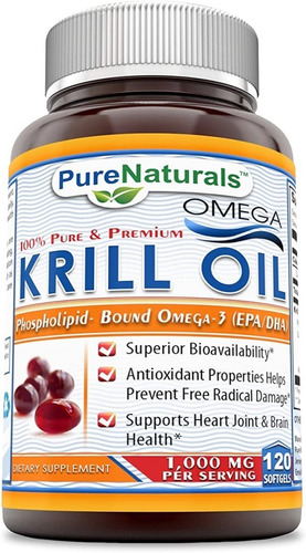 Aceite Krill 120cap Pure Natura - Unidad a $1582