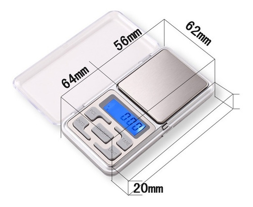 Balanza De Precisión Pocket 0 A 500grs.