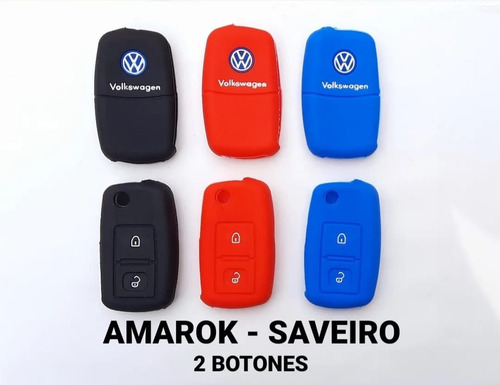 Funda De Silicona Cubre Llave Volkswagen Amarok - Saveiro 