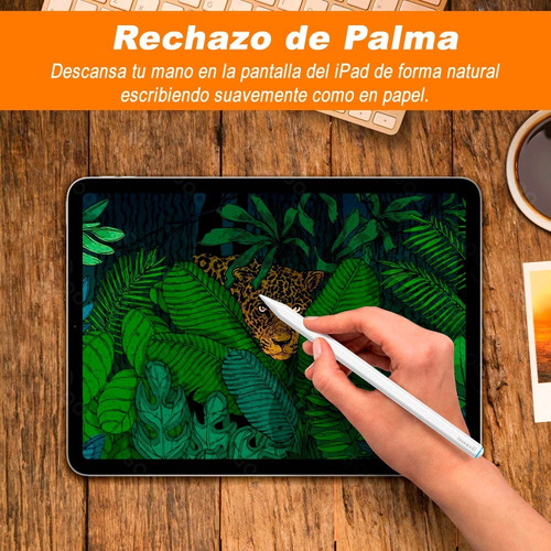 Imagen 8 de 10 de Lapiz Pencil Inalambrico Para iPad Decima Generacion M1 M2