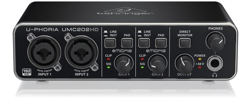 Behringer U-phoria Umc202hd Interfaz De Audio Usb