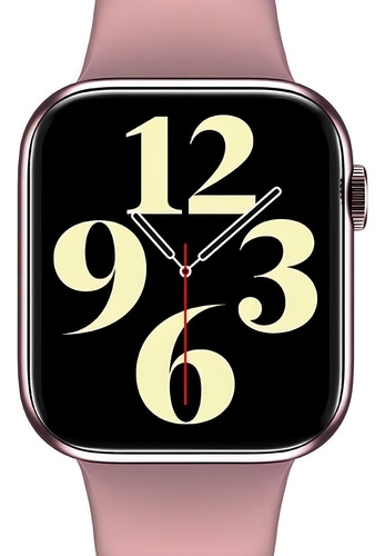 Smartwatch Iwo W46 W46 40mm Caixa 40mm De Metal Preta, Pulseira Preta