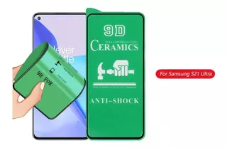 Templado Ceramico Full Hd 9d Para Samsung S21 Ultra