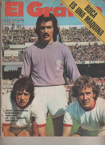 Lote De 2 Revistas El Grafico - Año 1974 - Tapa De Huracan 