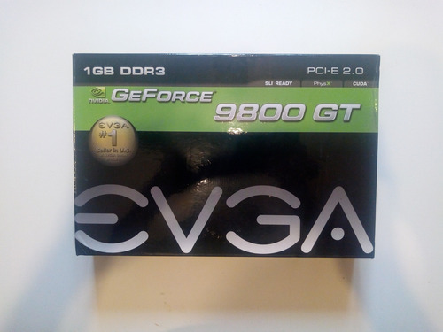 Placa De Video Evga Geforce 9800gt 1gb Gddr3 256bits (Usado)