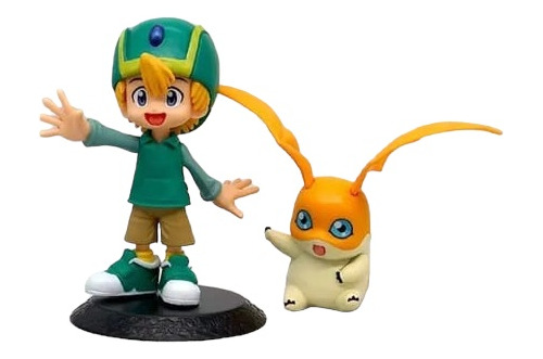 Digimon Takeru & Patamon Figura En Bolsa 
