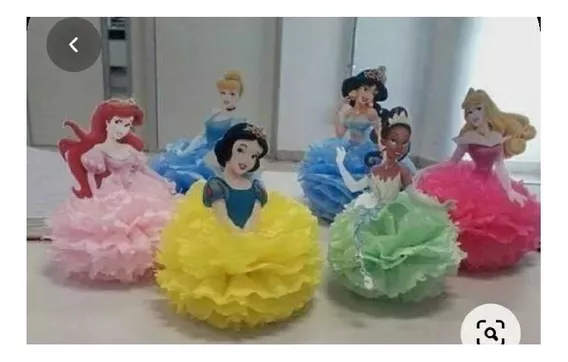 Centro De Mesa Fiesta,princesas Disney Frozen,cenicienta ...