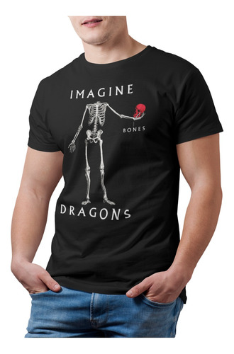 Playera Wear Print Tematica Imagine Dragons, Bones