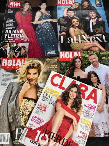 26 Revistas Hola 2017, 2018 Y 2019, 10 Revistas People (Usado)