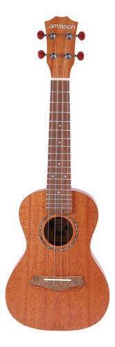 Ukelele De Caoba Para Principiantes Con Celuloide De Madera