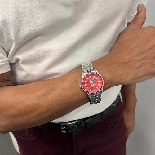 Desert Cactus Alpha Psi Reloj Color Plata Metal Fraternidad