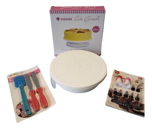 Kit Para Decorar Tortas Y Postres Cocina Reposteria Punteros