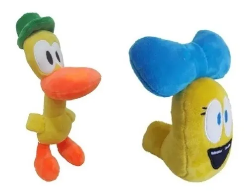 Dos Peluches Handmade Pato Y Valentina De Pocoyo Env o gratis