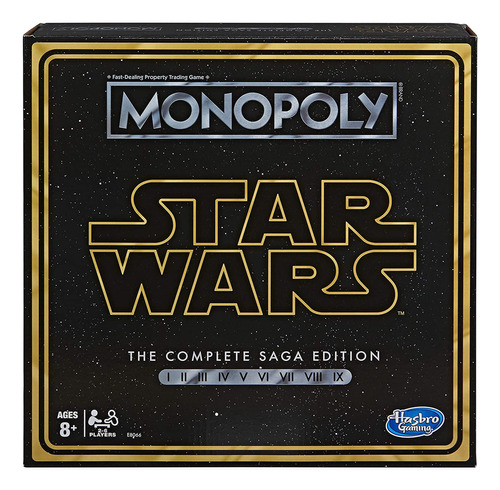 Monopoly: Juego De Mesa Star Wars Complete Saga Edition Para