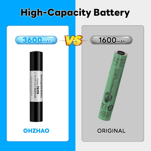 Bateria De 3.6v 3600mah Ni-cd Para Linterna