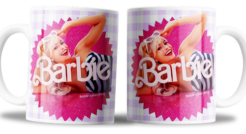 Taza De Ceramica_barbie Personajes De La Peli