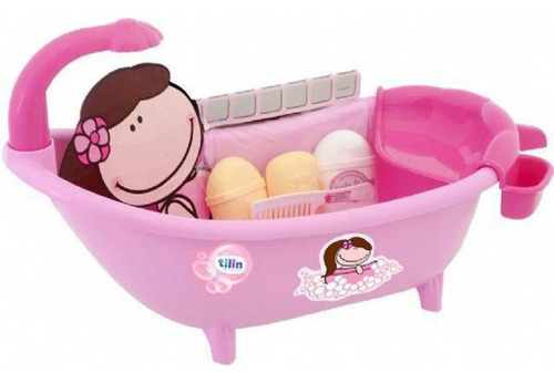 Banheira Pitica Para Boneca Reborn Banho De Espuma - Tilin