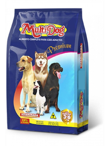Ração Multidog Premium Sabor Carne 15kg