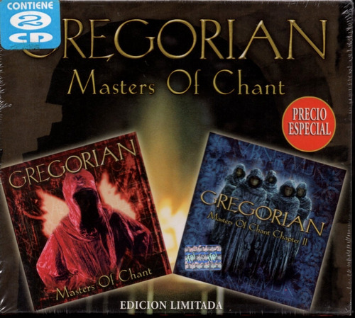 Gregorian/ Masters Of Chant 2 Cds 26track Como Nuev Sinabrir