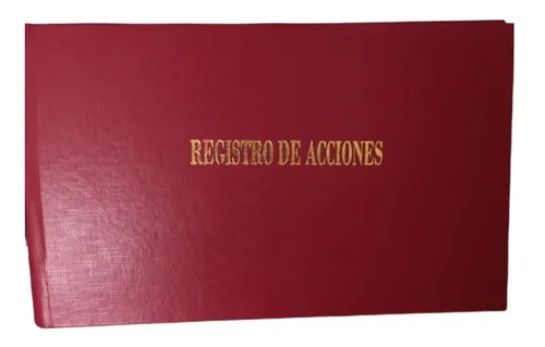 comprar Libro Registro De Acciones  49 Folios Sociedad Anonima