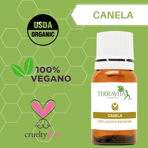 Aceite Esencial Canela 100% Puro Organico 10ml