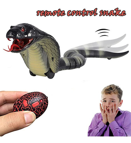 Juguete De Serpiente Con Control Remoto, Carga Rc Real Snake