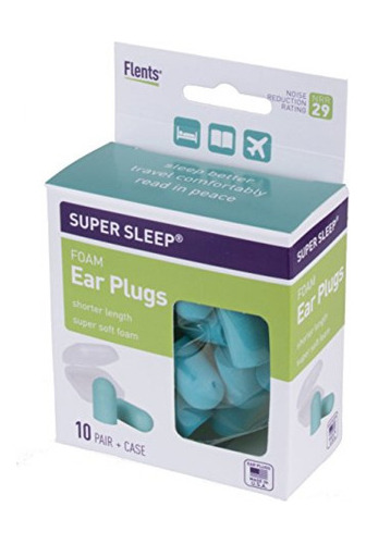 Flents Super Sleep Comfort Espuma Tapones Para Los Oídos/tap