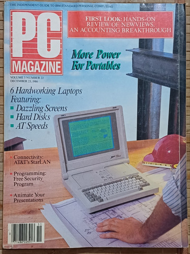 Revista Pc Magazine Usa Vol.5 N°22 1986