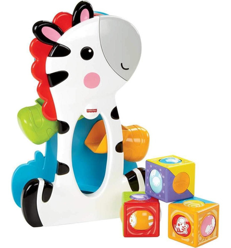 Zebra Blocos Surpresa Branco Fisher Price