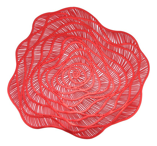 Individual De Pvc Rojo 38cm