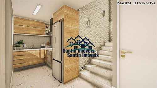 Cobertura Com 2 Dormitórios À Venda, 86 M² Por R$ 320.000,00 - Vila Junqueira - Santo André/sp - Co0461