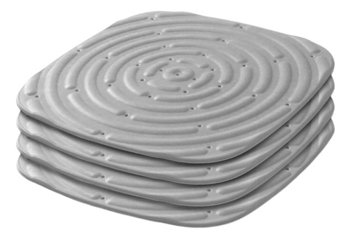 Almohadillas Para Caja De Nido De Pollo De 4 Piezas, Gris