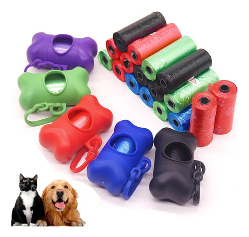 Dispensador Bolsa Residuos Perro 